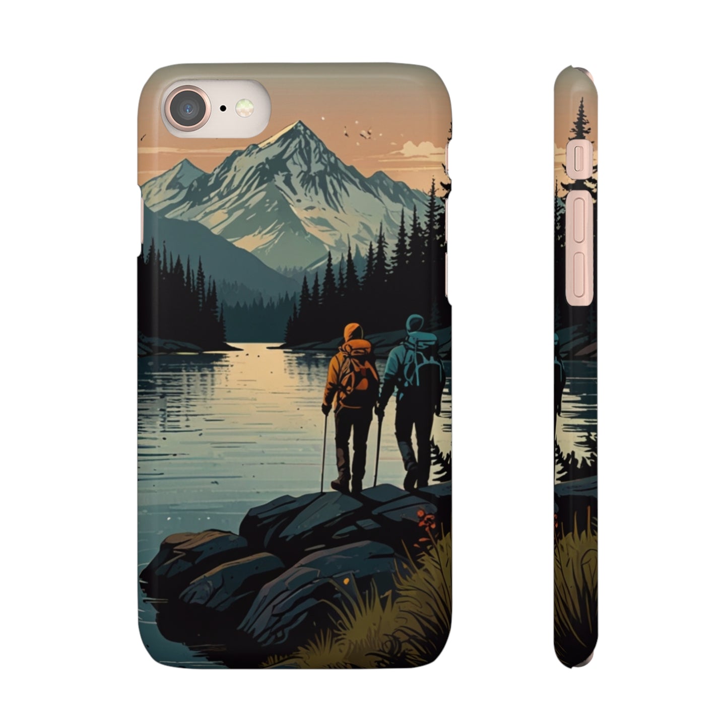 Phone Cases -  Hiking with Mountains