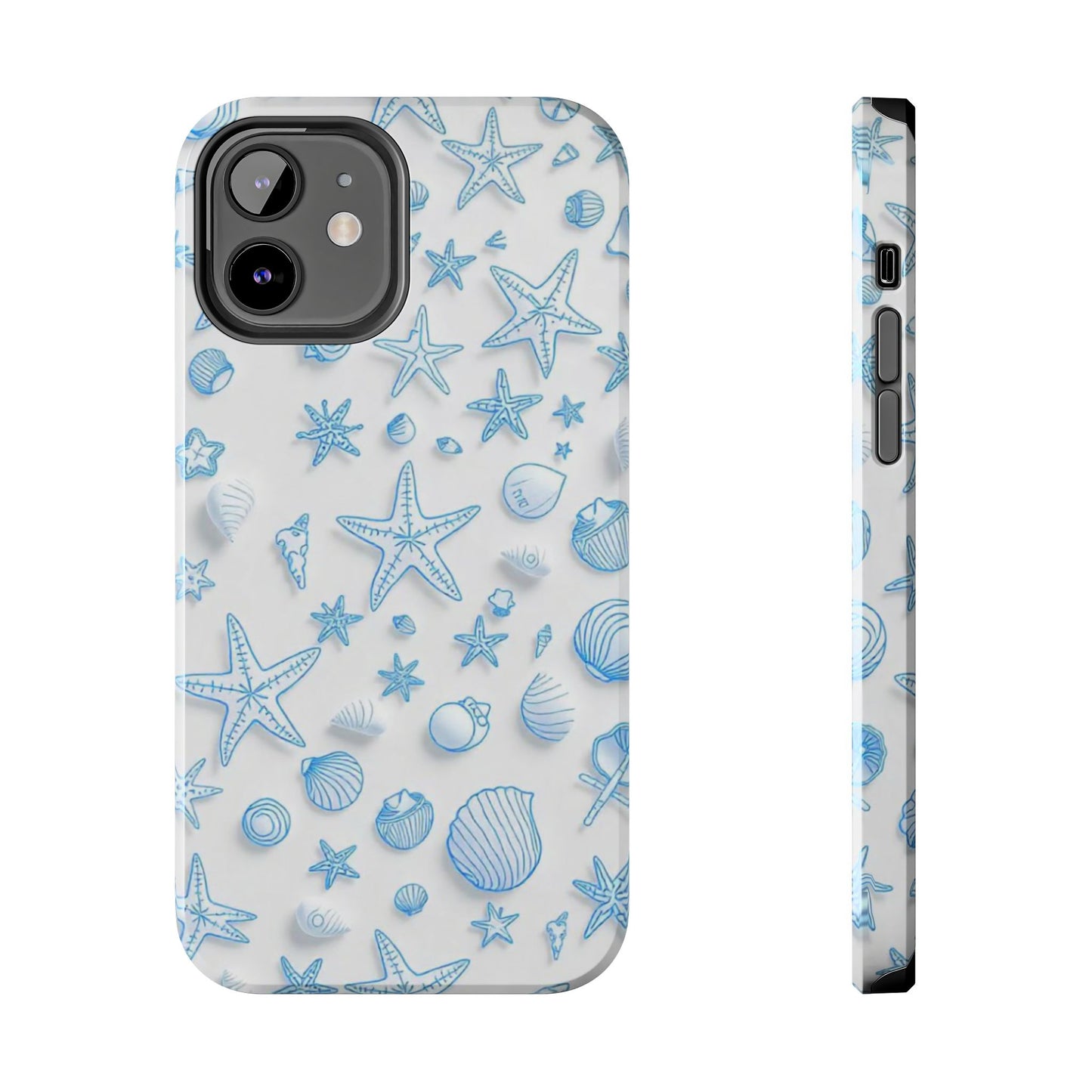 Ocean Breeze Seashell Pattern Phone Case For iphone 15 14 13 12 11 X XR XS XS Max iphone 8 7 mini |Samsung S24 S23 S22 S21 | Get 20% discount today.