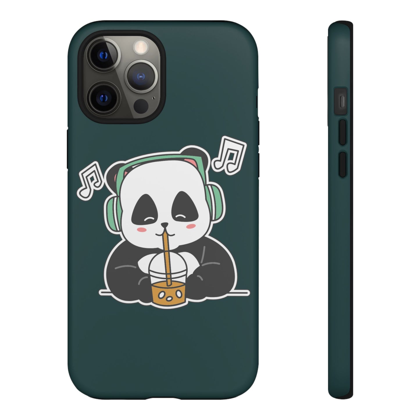 Chill Panda with Bubble Tea Tough Phone Case