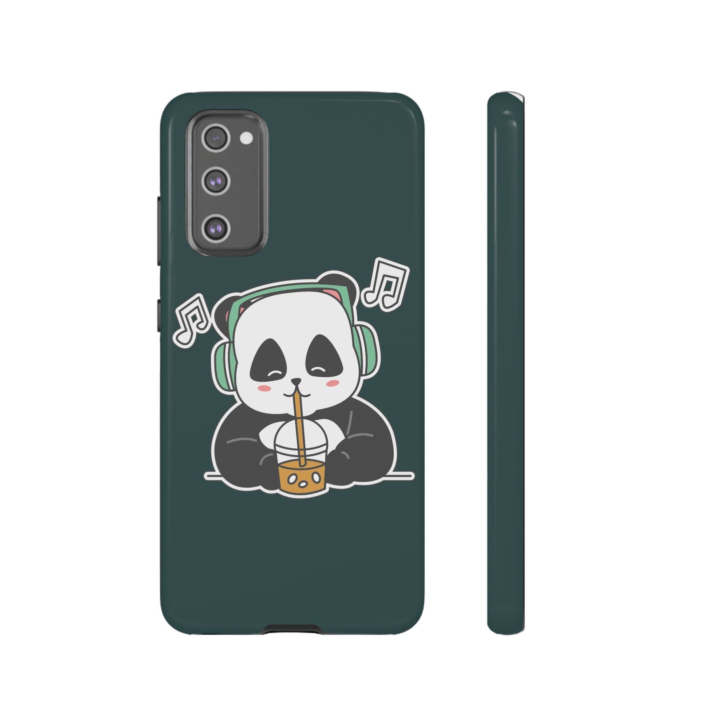 Chill Panda with Bubble Tea Tough Phone Case